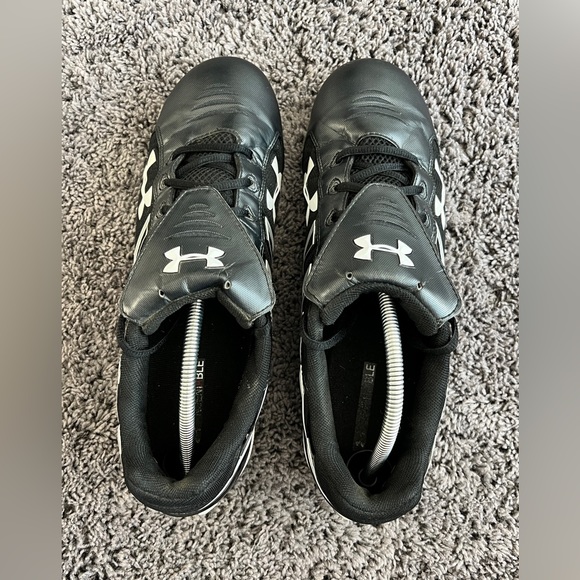 Under Armour Raptor Low Baseball Cleats Black/Silver - Size 11.5 - Picture 8 of 10